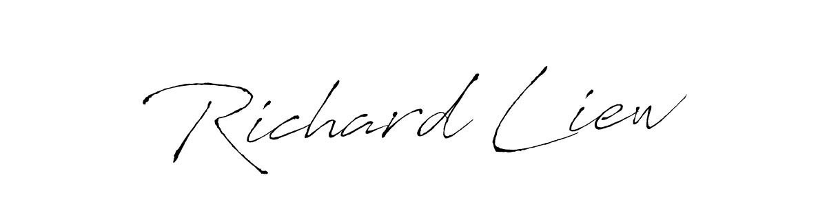 Also You can easily find your signature by using the search form. We will create Richard Liew name handwritten signature images for you free of cost using Antro_Vectra sign style. Richard Liew signature style 6 images and pictures png