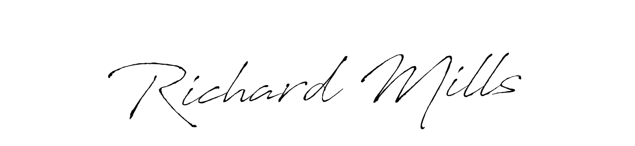 Also You can easily find your signature by using the search form. We will create Richard Mills name handwritten signature images for you free of cost using Antro_Vectra sign style. Richard Mills signature style 6 images and pictures png