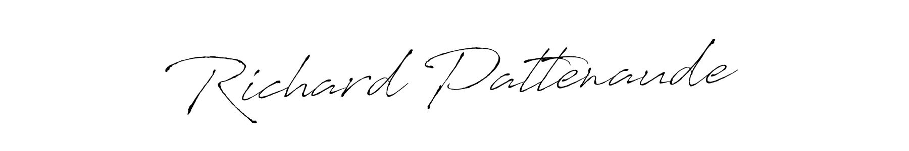 Make a beautiful signature design for name Richard Pattenaude. With this signature (Antro_Vectra) style, you can create a handwritten signature for free. Richard Pattenaude signature style 6 images and pictures png