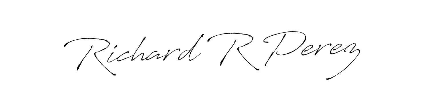 Make a short Richard R Perez signature style. Manage your documents anywhere anytime using Antro_Vectra. Create and add eSignatures, submit forms, share and send files easily. Richard R Perez signature style 6 images and pictures png