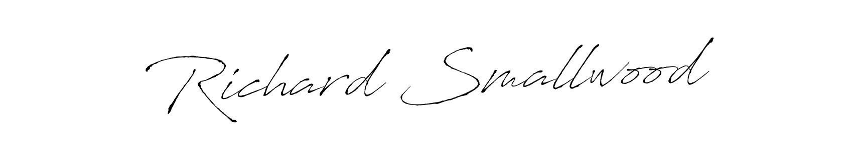 Richard Smallwood stylish signature style. Best Handwritten Sign (Antro_Vectra) for my name. Handwritten Signature Collection Ideas for my name Richard Smallwood. Richard Smallwood signature style 6 images and pictures png