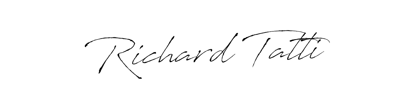 Best and Professional Signature Style for Richard Tatti. Antro_Vectra Best Signature Style Collection. Richard Tatti signature style 6 images and pictures png