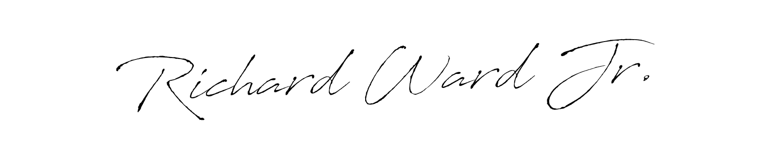 Antro_Vectra is a professional signature style that is perfect for those who want to add a touch of class to their signature. It is also a great choice for those who want to make their signature more unique. Get Richard Ward Jr. name to fancy signature for free. Richard Ward Jr. signature style 6 images and pictures png