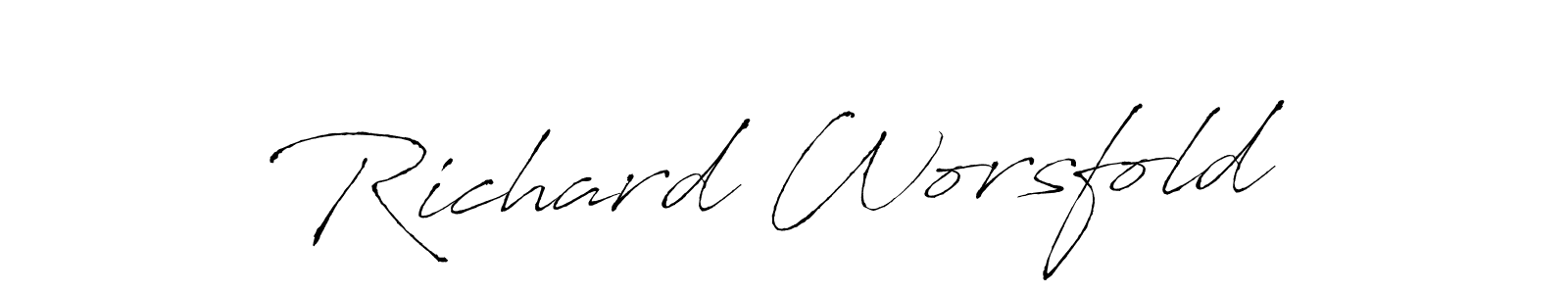 Create a beautiful signature design for name Richard Worsfold. With this signature (Antro_Vectra) fonts, you can make a handwritten signature for free. Richard Worsfold signature style 6 images and pictures png