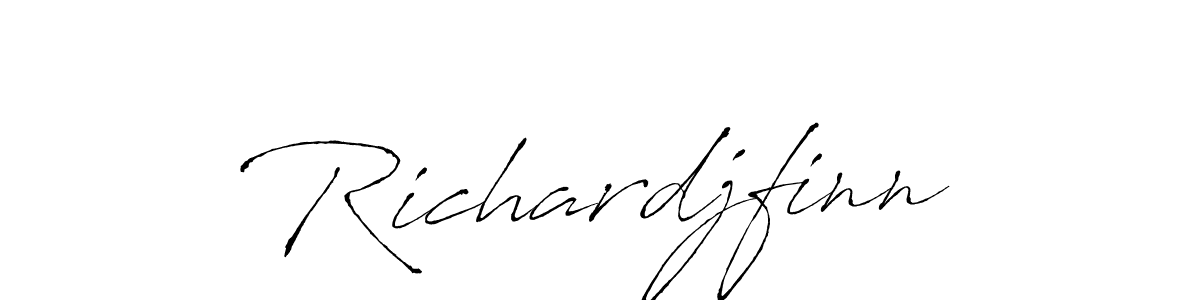 How to make Richardjfinn name signature. Use Antro_Vectra style for creating short signs online. This is the latest handwritten sign. Richardjfinn signature style 6 images and pictures png