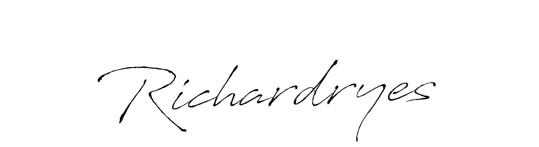 The best way (Antro_Vectra) to make a short signature is to pick only two or three words in your name. The name Richardryes include a total of six letters. For converting this name. Richardryes signature style 6 images and pictures png