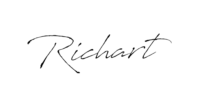 Antro_Vectra is a professional signature style that is perfect for those who want to add a touch of class to their signature. It is also a great choice for those who want to make their signature more unique. Get Richart name to fancy signature for free. Richart signature style 6 images and pictures png