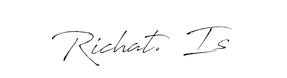 if you are searching for the best signature style for your name Richat.  Is. so please give up your signature search. here we have designed multiple signature styles  using Antro_Vectra. Richat.  Is signature style 6 images and pictures png