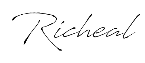 Here are the top professional signature styles for the name Richeal. These are the best autograph styles you can use for your name. Richeal signature style 6 images and pictures png