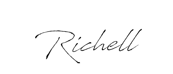 Best and Professional Signature Style for Richell. Antro_Vectra Best Signature Style Collection. Richell signature style 6 images and pictures png