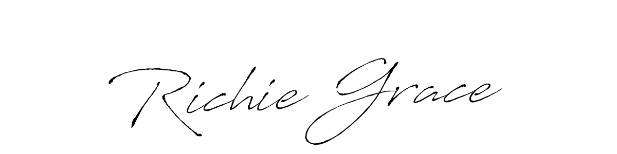 Once you've used our free online signature maker to create your best signature Antro_Vectra style, it's time to enjoy all of the benefits that Richie Grace name signing documents. Richie Grace signature style 6 images and pictures png