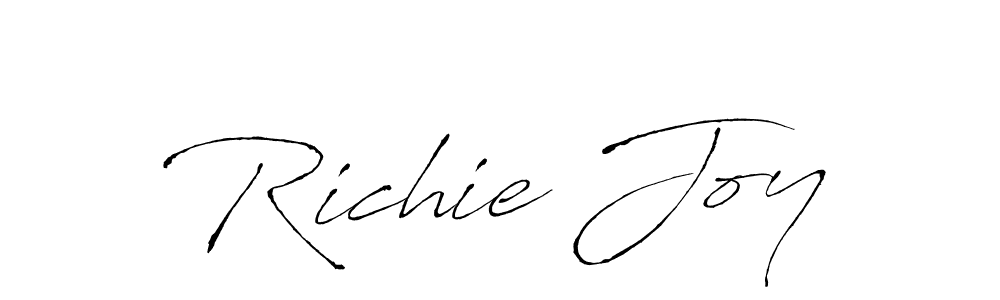 if you are searching for the best signature style for your name Richie Joy. so please give up your signature search. here we have designed multiple signature styles  using Antro_Vectra. Richie Joy signature style 6 images and pictures png