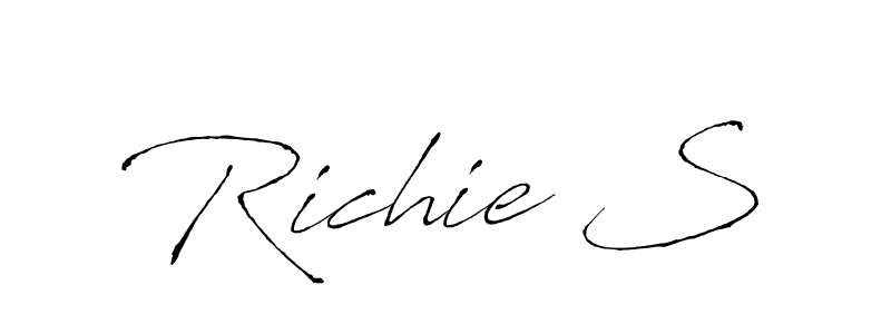 Make a beautiful signature design for name Richie S. Use this online signature maker to create a handwritten signature for free. Richie S signature style 6 images and pictures png