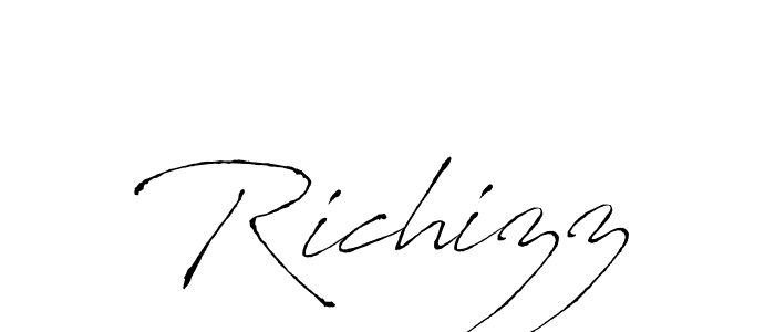 Best and Professional Signature Style for Richizz. Antro_Vectra Best Signature Style Collection. Richizz signature style 6 images and pictures png