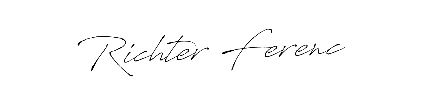 Once you've used our free online signature maker to create your best signature Antro_Vectra style, it's time to enjoy all of the benefits that Richter Ferenc name signing documents. Richter Ferenc signature style 6 images and pictures png