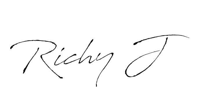 Make a beautiful signature design for name Richy J. Use this online signature maker to create a handwritten signature for free. Richy J signature style 6 images and pictures png