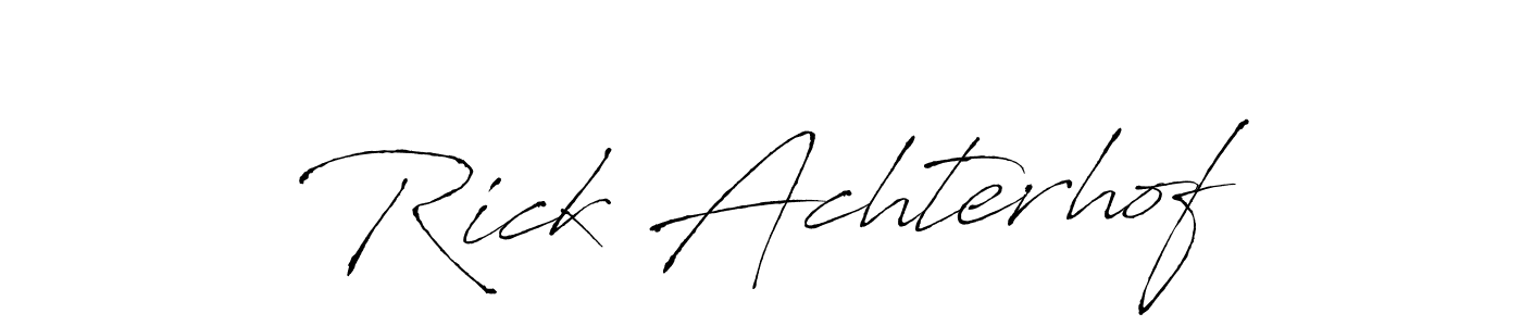 Once you've used our free online signature maker to create your best signature Antro_Vectra style, it's time to enjoy all of the benefits that Rick Achterhof name signing documents. Rick Achterhof signature style 6 images and pictures png
