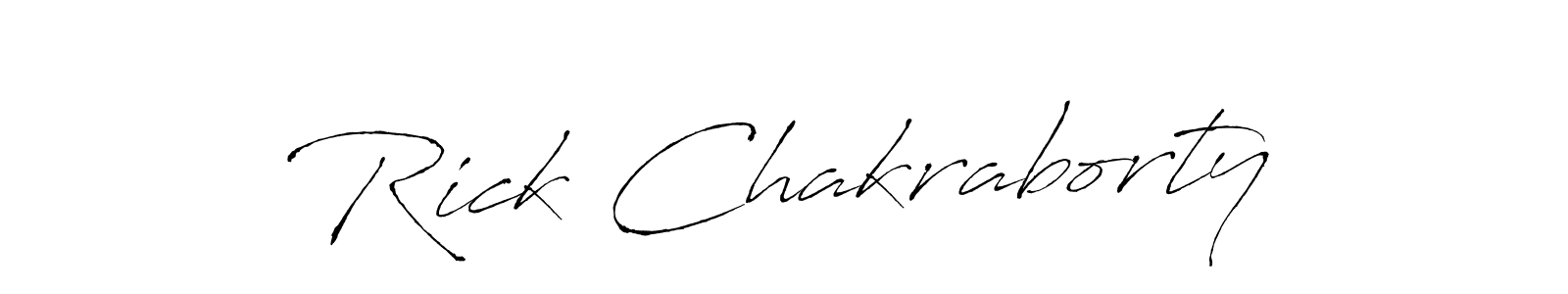 Also we have Rick Chakraborty name is the best signature style. Create professional handwritten signature collection using Antro_Vectra autograph style. Rick Chakraborty signature style 6 images and pictures png