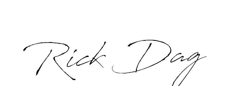 You should practise on your own different ways (Antro_Vectra) to write your name (Rick Dag) in signature. don't let someone else do it for you. Rick Dag signature style 6 images and pictures png
