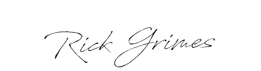 How to make Rick Grimes name signature. Use Antro_Vectra style for creating short signs online. This is the latest handwritten sign. Rick Grimes signature style 6 images and pictures png