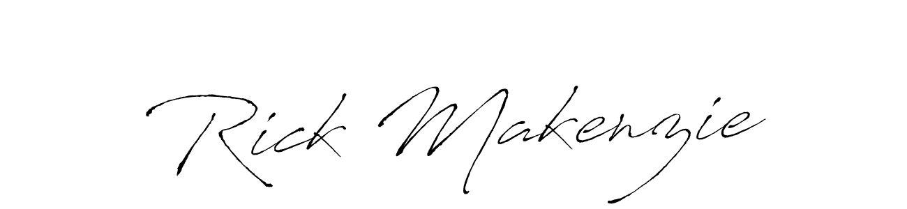 How to make Rick Makenzie signature? Antro_Vectra is a professional autograph style. Create handwritten signature for Rick Makenzie name. Rick Makenzie signature style 6 images and pictures png