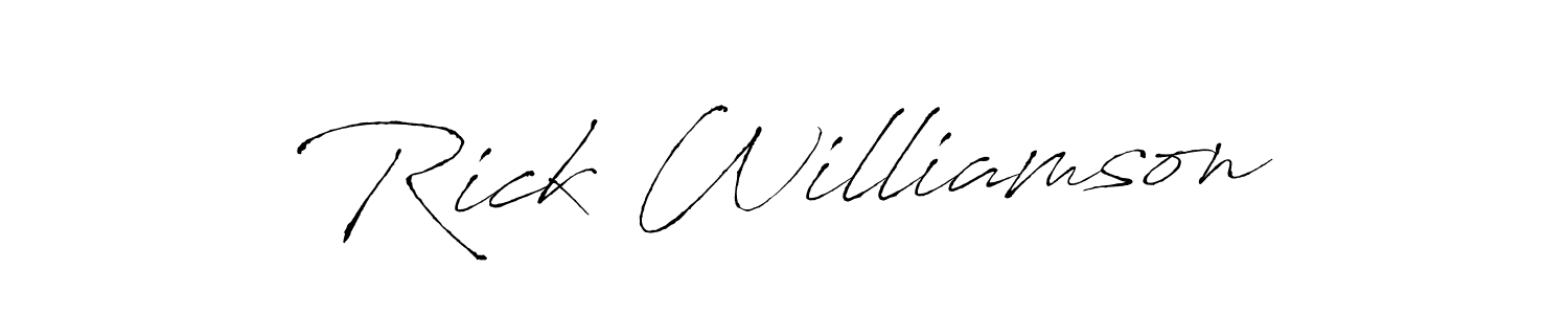 Make a short Rick Williamson signature style. Manage your documents anywhere anytime using Antro_Vectra. Create and add eSignatures, submit forms, share and send files easily. Rick Williamson signature style 6 images and pictures png