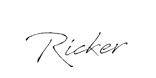 You should practise on your own different ways (Antro_Vectra) to write your name (Ricker) in signature. don't let someone else do it for you. Ricker signature style 6 images and pictures png