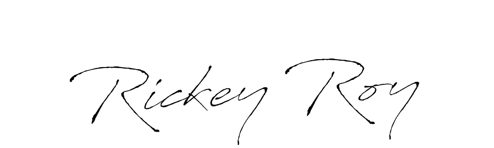 How to make Rickey Roy signature? Antro_Vectra is a professional autograph style. Create handwritten signature for Rickey Roy name. Rickey Roy signature style 6 images and pictures png