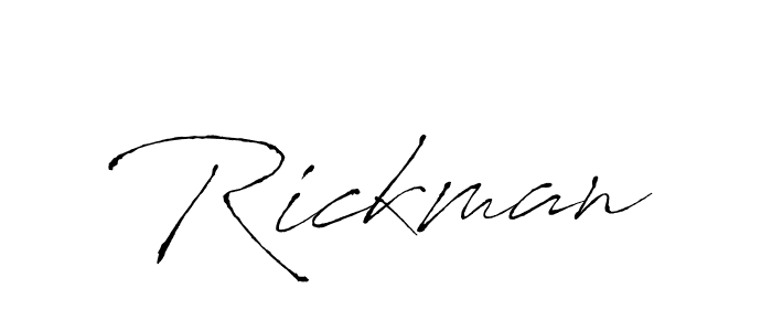 Rickman stylish signature style. Best Handwritten Sign (Antro_Vectra) for my name. Handwritten Signature Collection Ideas for my name Rickman. Rickman signature style 6 images and pictures png