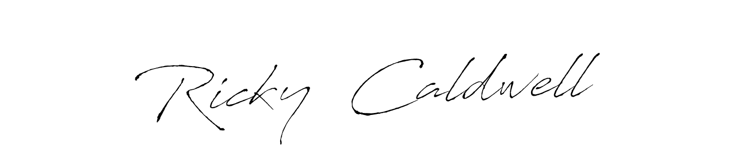 How to make Ricky  Caldwell signature? Antro_Vectra is a professional autograph style. Create handwritten signature for Ricky  Caldwell name. Ricky  Caldwell signature style 6 images and pictures png