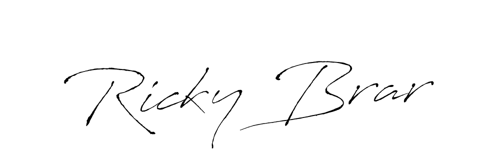 if you are searching for the best signature style for your name Ricky Brar. so please give up your signature search. here we have designed multiple signature styles  using Antro_Vectra. Ricky Brar signature style 6 images and pictures png