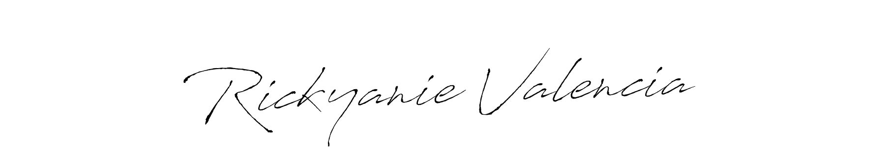 Make a beautiful signature design for name Rickyanie Valencia. Use this online signature maker to create a handwritten signature for free. Rickyanie Valencia signature style 6 images and pictures png