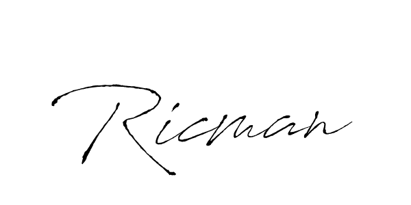 Once you've used our free online signature maker to create your best signature Antro_Vectra style, it's time to enjoy all of the benefits that Ricman name signing documents. Ricman signature style 6 images and pictures png