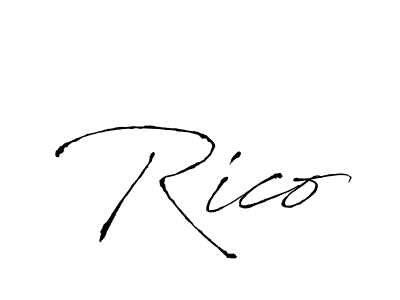 How to Draw Rico signature style? Antro_Vectra is a latest design signature styles for name Rico. Rico signature style 6 images and pictures png