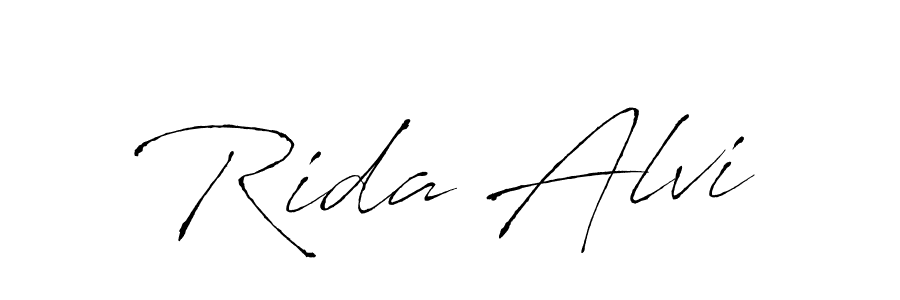 How to make Rida Alvi signature? Antro_Vectra is a professional autograph style. Create handwritten signature for Rida Alvi name. Rida Alvi signature style 6 images and pictures png