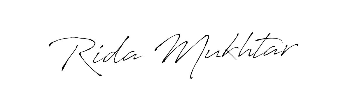 Use a signature maker to create a handwritten signature online. With this signature software, you can design (Antro_Vectra) your own signature for name Rida Mukhtar. Rida Mukhtar signature style 6 images and pictures png