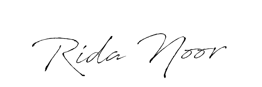 Use a signature maker to create a handwritten signature online. With this signature software, you can design (Antro_Vectra) your own signature for name Rida Noor. Rida Noor signature style 6 images and pictures png