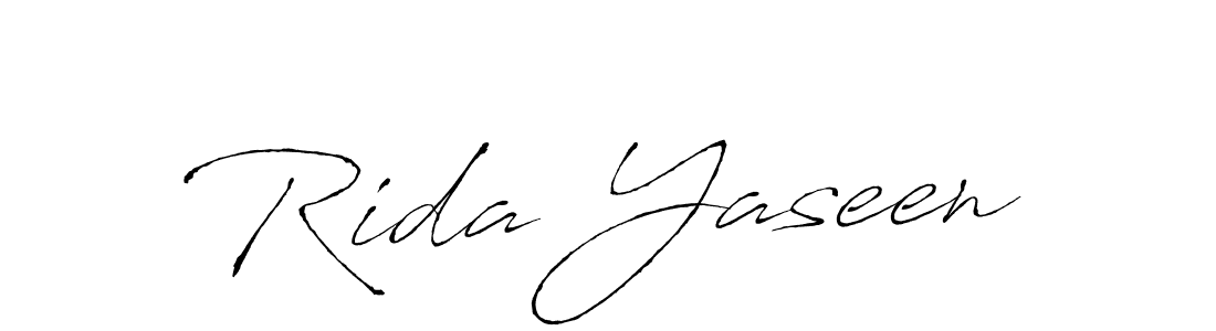 Similarly Antro_Vectra is the best handwritten signature design. Signature creator online .You can use it as an online autograph creator for name Rida Yaseen. Rida Yaseen signature style 6 images and pictures png