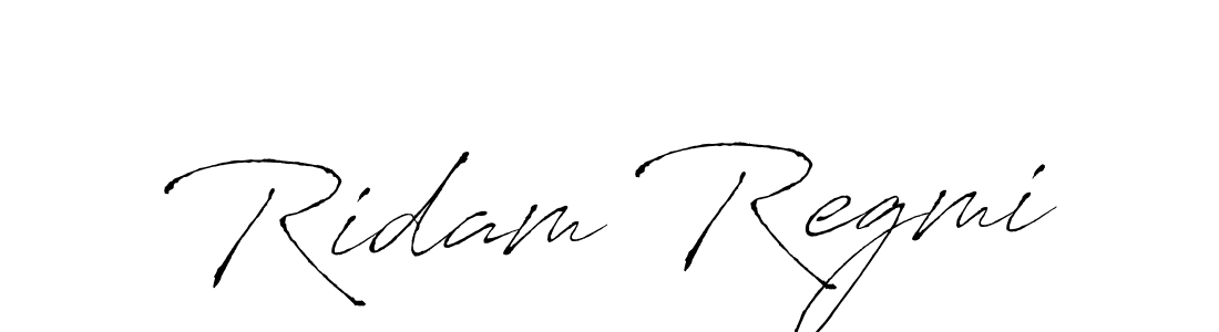 Also we have Ridam Regmi name is the best signature style. Create professional handwritten signature collection using Antro_Vectra autograph style. Ridam Regmi signature style 6 images and pictures png