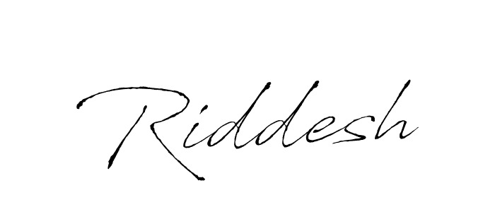 Also we have Riddesh name is the best signature style. Create professional handwritten signature collection using Antro_Vectra autograph style. Riddesh signature style 6 images and pictures png