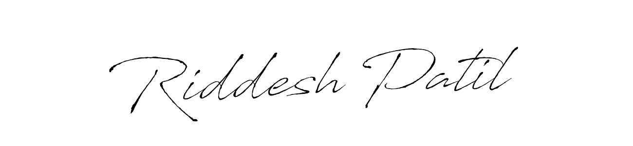 if you are searching for the best signature style for your name Riddesh Patil. so please give up your signature search. here we have designed multiple signature styles  using Antro_Vectra. Riddesh Patil signature style 6 images and pictures png