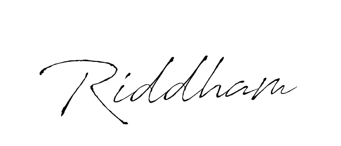 The best way (Antro_Vectra) to make a short signature is to pick only two or three words in your name. The name Riddham include a total of six letters. For converting this name. Riddham signature style 6 images and pictures png