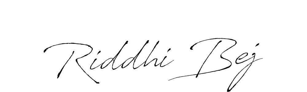 if you are searching for the best signature style for your name Riddhi Bej. so please give up your signature search. here we have designed multiple signature styles  using Antro_Vectra. Riddhi Bej signature style 6 images and pictures png