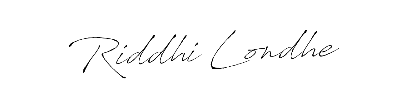 if you are searching for the best signature style for your name Riddhi Londhe. so please give up your signature search. here we have designed multiple signature styles  using Antro_Vectra. Riddhi Londhe signature style 6 images and pictures png