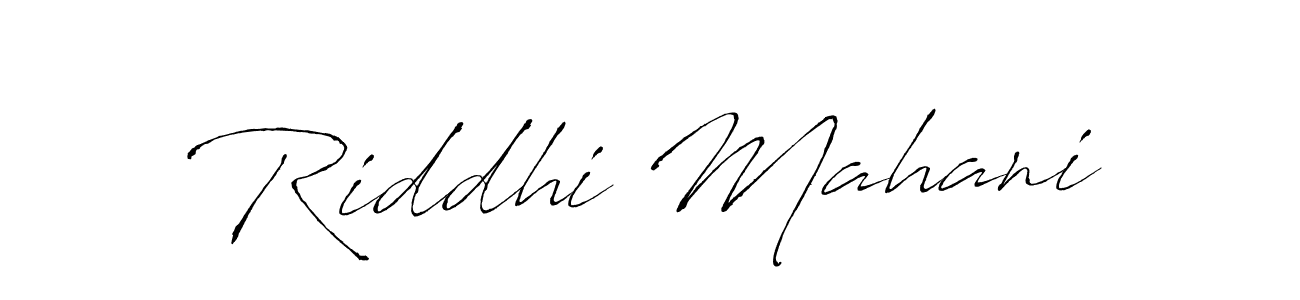 Antro_Vectra is a professional signature style that is perfect for those who want to add a touch of class to their signature. It is also a great choice for those who want to make their signature more unique. Get Riddhi Mahani name to fancy signature for free. Riddhi Mahani signature style 6 images and pictures png