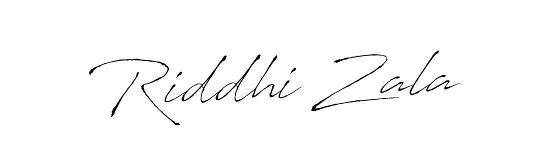 Create a beautiful signature design for name Riddhi Zala. With this signature (Antro_Vectra) fonts, you can make a handwritten signature for free. Riddhi Zala signature style 6 images and pictures png