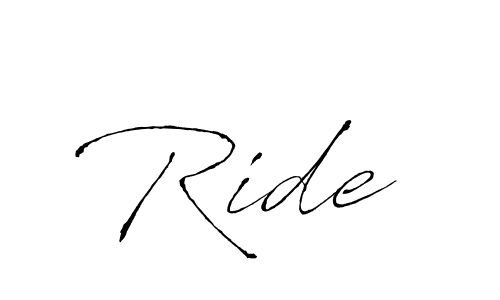 Similarly Antro_Vectra is the best handwritten signature design. Signature creator online .You can use it as an online autograph creator for name Ride . Ride  signature style 6 images and pictures png