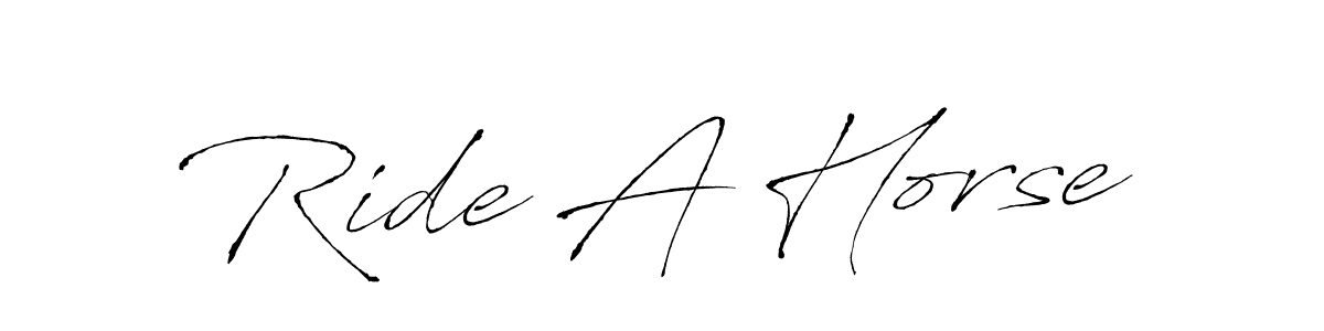 You should practise on your own different ways (Antro_Vectra) to write your name (Ride A Horse) in signature. don't let someone else do it for you. Ride A Horse signature style 6 images and pictures png