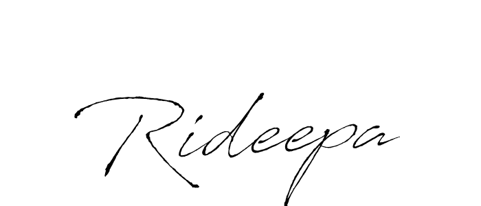 Make a beautiful signature design for name Rideepa. With this signature (Antro_Vectra) style, you can create a handwritten signature for free. Rideepa signature style 6 images and pictures png