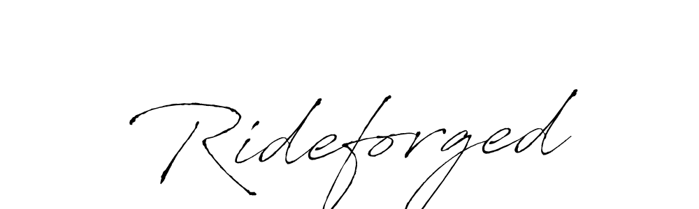 Antro_Vectra is a professional signature style that is perfect for those who want to add a touch of class to their signature. It is also a great choice for those who want to make their signature more unique. Get Rideforged name to fancy signature for free. Rideforged signature style 6 images and pictures png